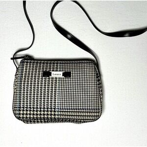 Vtg Lauren Ralph‎ Lauren Limited Edition Houndstooth Crossbody Bag Rare Academia